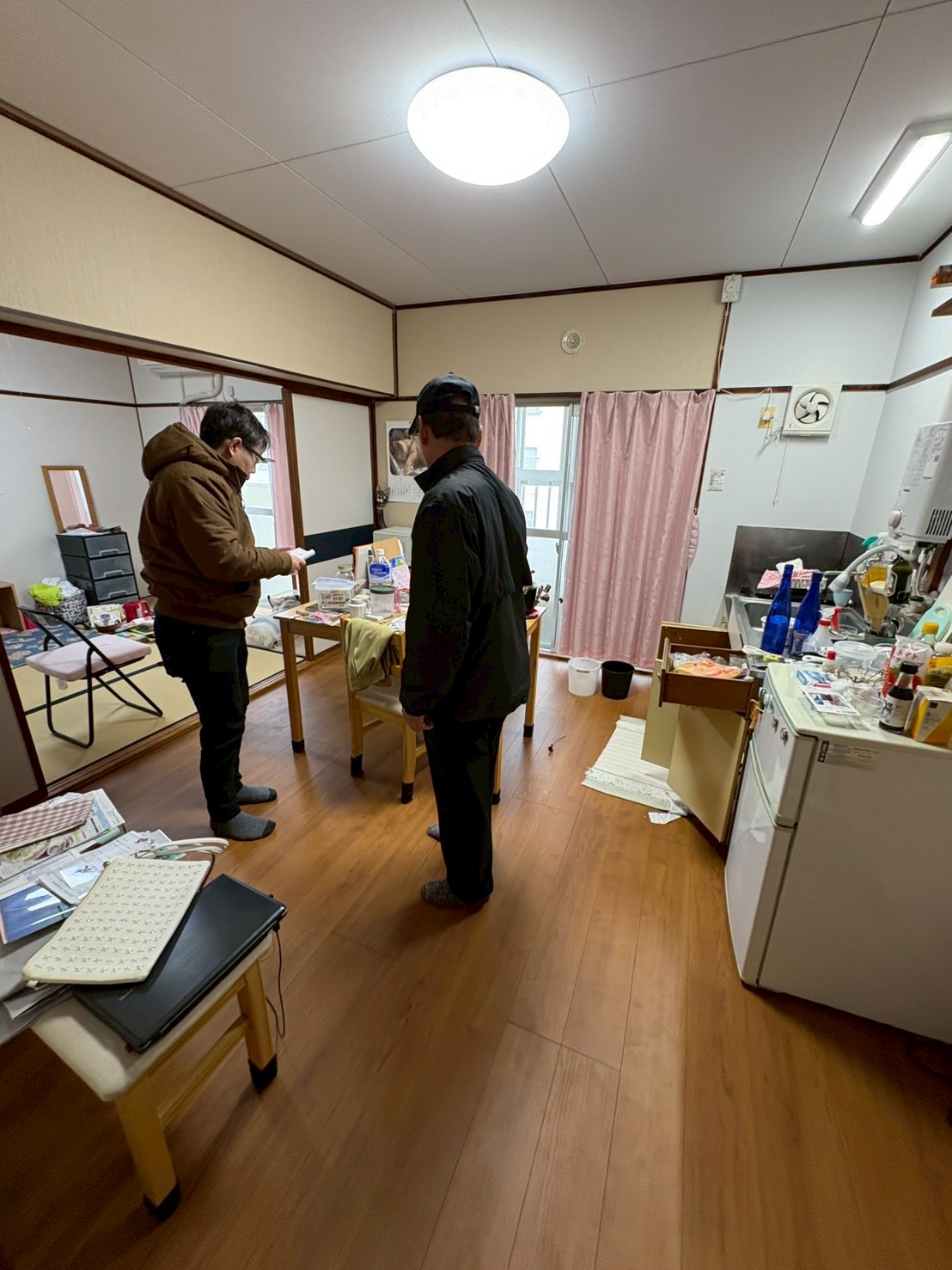 作業前